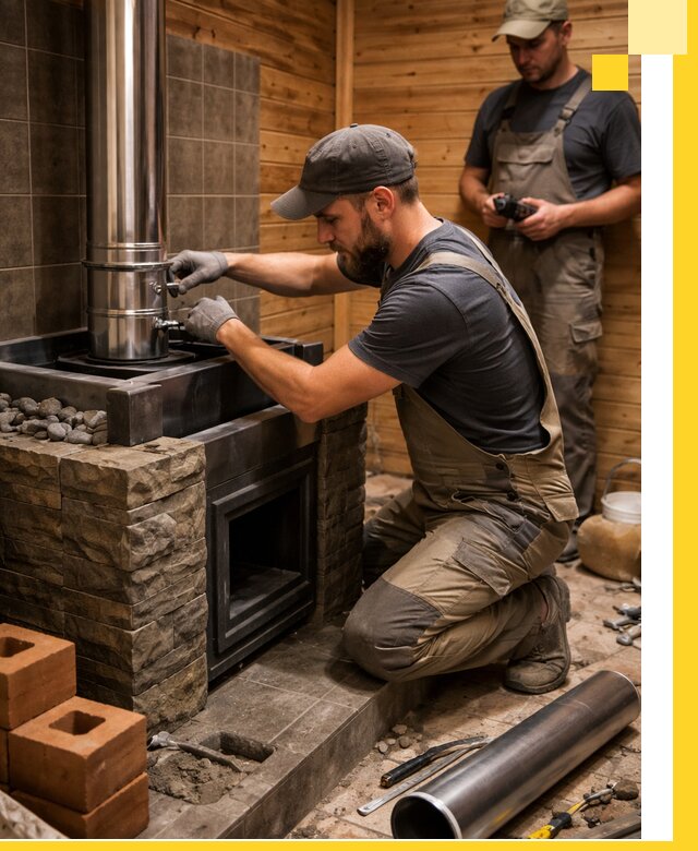 Изготовление и установка банных печей под ключ в Красногорске