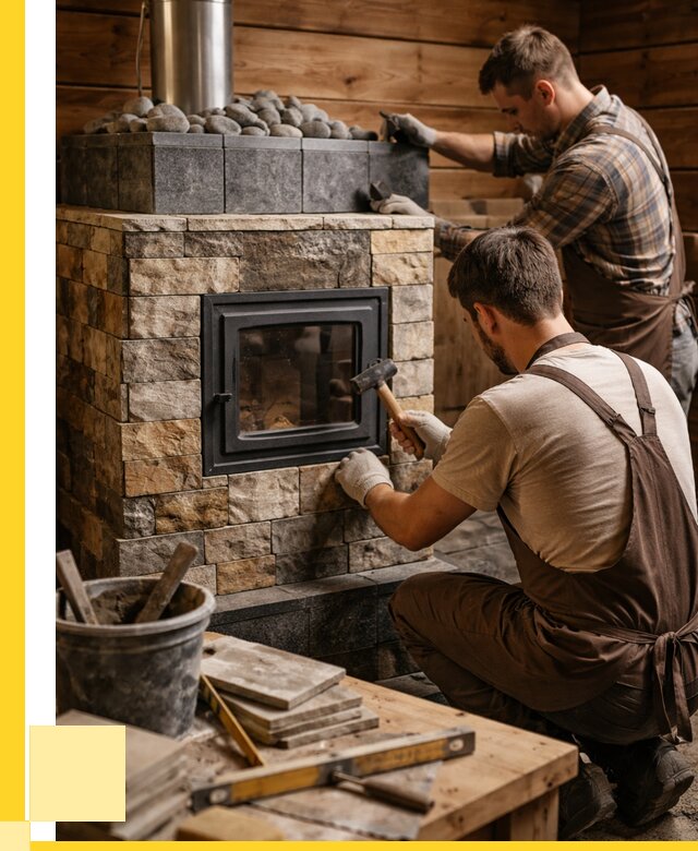 Облицовка банной печи в Красногорске от 15242 р. | ЭриданКрр