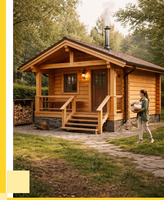 Купить баню под ключ в Красногорске от 660465 р. | ЭриданКрр