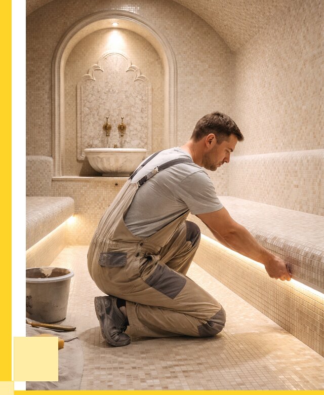 Отделка хамамов под ключ в Красногорске от 5589 р. | ЭриданКрр