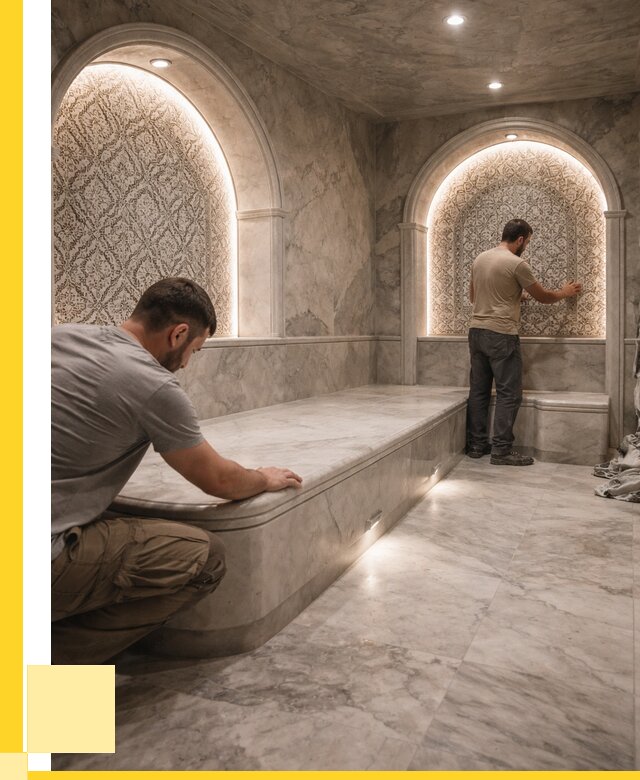 Турецкие бани под ключ в Красногорске от 254025 р. | ЭриданКрр