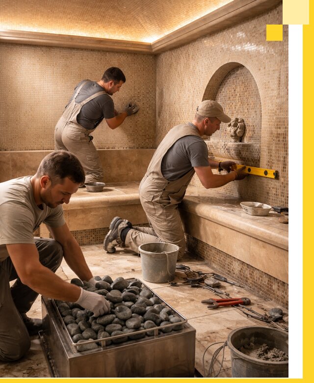 Проектирование и строительство хамама и сауны в Красногорске