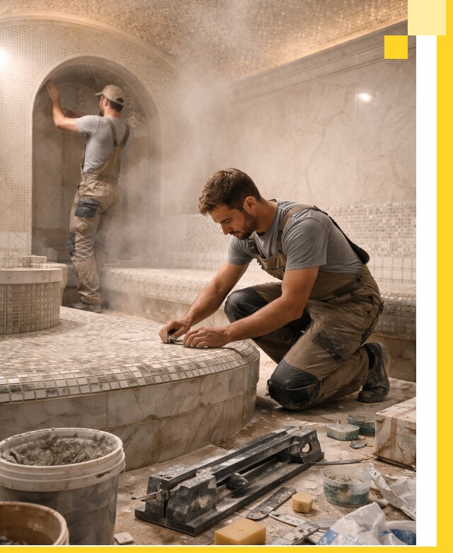 Профессиональный дизайн хамама и SPA под ключ в Красногорске