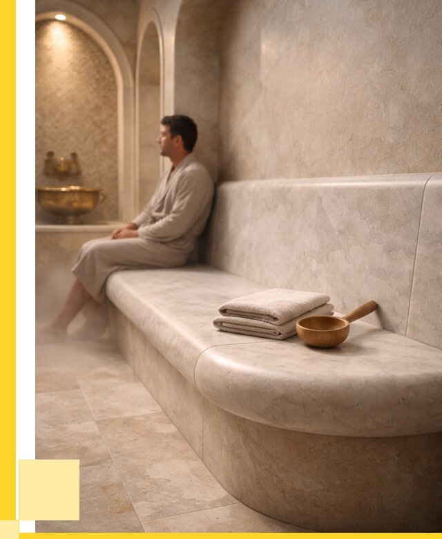 Сиденья для хамама в Красногорске под ключ от 12193 р. | ЭриданКрр