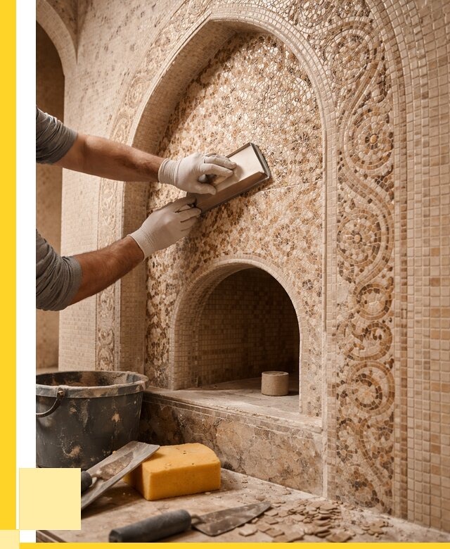 Мозаика для хамама в Красногорске под ключ от 5081 р. | ЭриданКрр