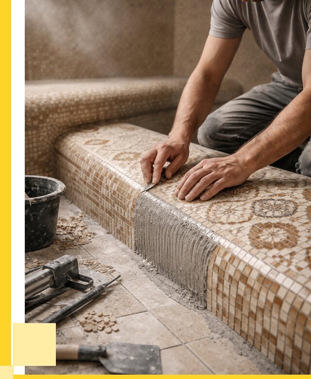 Плитка для хамама под ключ в Красногорске от 3556 р. | ЭриданКрр