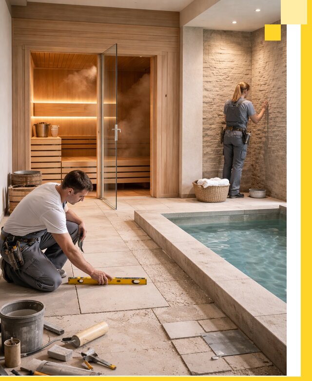 Комплексный дизайн и отделка интерьеров SPA под ключ в Красногорске